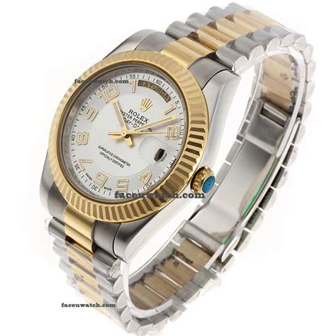 rolex day date 2 tone